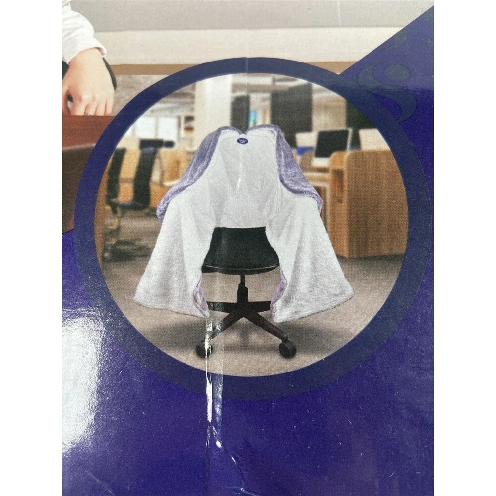 The Original Office Chair Blanket by SnuggleBack Cozy Comfy Office School Purple